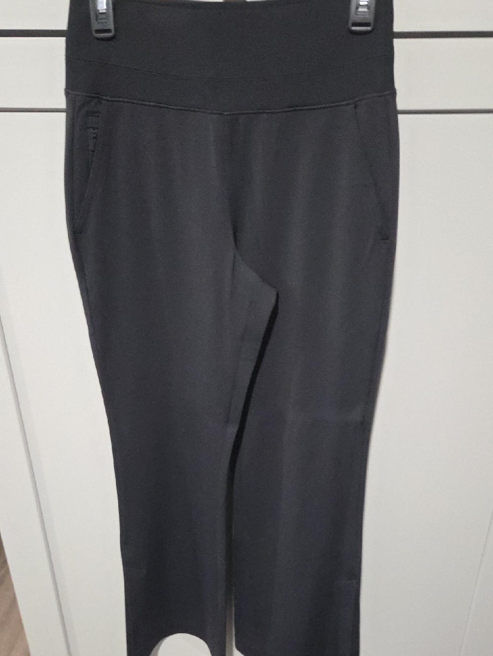 Athleta Black Wide-Leg Ponte Pants